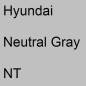 Preview: Hyundai, Neutral Gray, NT.